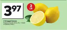 Giant Tiger 2 lb bagged lemons offer
