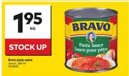 Giant Tiger Bravo pasta sauce offer