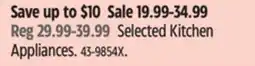 Canadian Tire Selected Kitchen Appliances offer