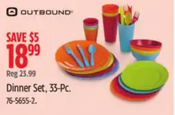 Canadian Tire OUTBOUND Dinner Set offer