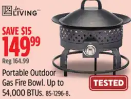 Canadian Tire Portable Outdoor Gas Fire Bowl offer