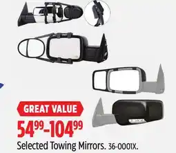 Canadian Tire Selected Towing Mirrors offer