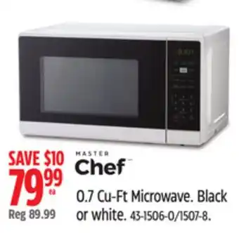 Canadian Tire MASTER Chef 0.7 Cu-Ft Microwave offer