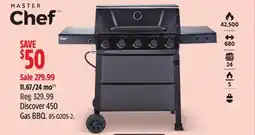 Canadian Tire Master Chef Discover 450 Gas BBQ offer