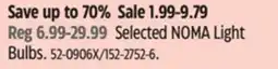 Canadian Tire Selected NOMA Light Bulbs offer