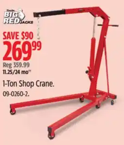 Canadian Tire Big Red Jacks 1-Ton Shop Crane offer