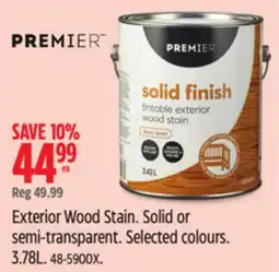 Canadian Tire PREMIER Exterior Wood Stain offer