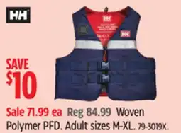 Canadian Tire Polymer PFD offer