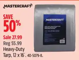 Canadian Tire Mastercraft Heavy-Duty Tarp offer