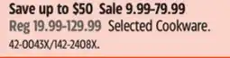 Canadian Tire T-Fal Selected Cookware offer