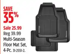Canadian Tire Multi-Season Floor Mat Set offer