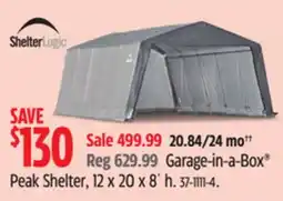 Canadian Tire SHELTERLOGIC Garage-in-a-Box Peak Shelter offer