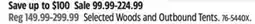 Canadian Tire Selected Woods and Outbound Tents offer