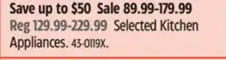 Canadian Tire Braun Selected Kitchen Appliances offer