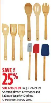 Canadian Tire Selected Kitchen Accessories and LaCrosse Weather Stations offer