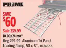 Canadian Tire Aluminum Tri-Panel Loading Ramp offer