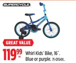 Canadian Tire Supercycle Whirl Kids' Bike, 16 offer
