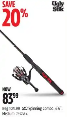Canadian Tire GX2 Spinning Combo offer
