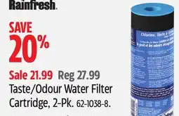 Canadian Tire Rainfresh Taste/Odour Water Filter Cartridge offer