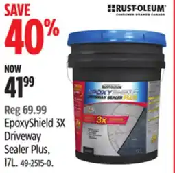 Canadian Tire RUST-OLEUM EpoxyShield 3X Driveway Sealer Plus offer
