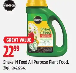 Canadian Tire Shake 'N Feed All Purpose Plant Food, 2kg offer