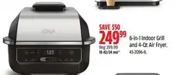 Canadian Tire NINJA 6-in-1 Indoor Grill and 4-Qt Air Fryer offer