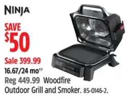 Canadian Tire NINJA Woodfire Outdoor Grill and Smoker offer
