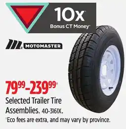 Canadian Tire Selected Trailer Tire Assemblies offer