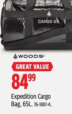 Canadian Tire Expedition Cargo Bag offer