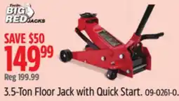 Canadian Tire Torin Big Red Jacks 3.5-Ton Floor Jack with Quick Start offer