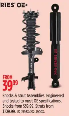 Canadian Tire Shocks & Strut Assemblies offer