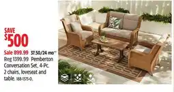 Canadian Tire Pemberton Conversation Set offer