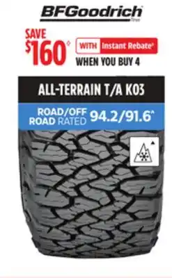 Canadian Tire ALL-TERRAIN T/A K03 offer