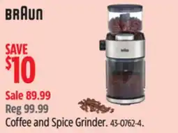 Canadian Tire Braun Coffee and Spice Grinder offer