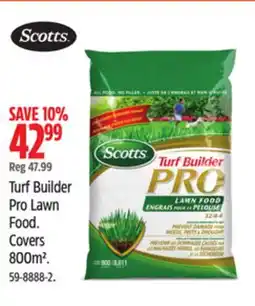 Canadian Tire Scotts Turf Builder Pro Lawn Food offer