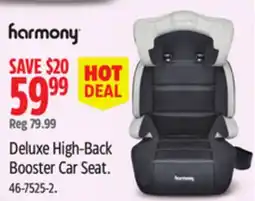 Canadian Tire Harmony Deluxe High-Back Booster Car Seat offer