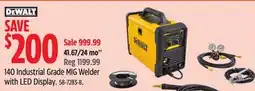 Canadian Tire DEWALT 140 Industrial Grade MIG Welder with LED Display offer