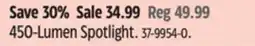 Canadian Tire MASTERCRAFT 450-Lumen Spotlight offer