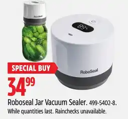 Canadian Tire Roboseal Jar Vacuum Sealer offer