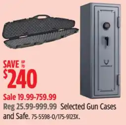 Canadian Tire Selected Gun Cases and Safe offer