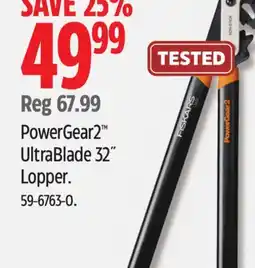 Canadian Tire PowerGear2 UltraBlade 32 Lopper offer