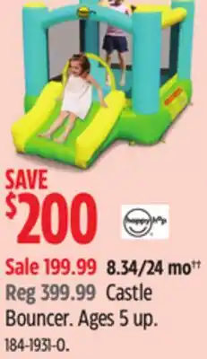 Canadian Tire Castle Bouncer offer