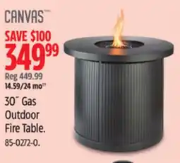 Canadian Tire Canvas 30 Gas Outdoor Fire Table offer