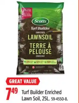 Canadian Tire Scotts Turf Builder Enriched Lawn Soil, 25L offer