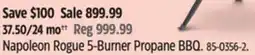 Canadian Tire Napoleon Rogue 5-Burner Propane BBQ offer