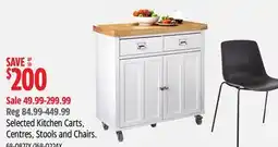 Canadian Tire Selected Kitchen Carts, Centres, Stools and Chairs offer
