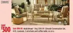Canadian Tire Canvas Elmvale Conversation Set offer
