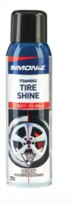 Canadian Tire Simoniz Foaming Car Tire Shine Spray offer