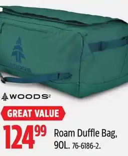 Canadian Tire Roam Duffle Bag, 90L offer
