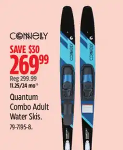 Canadian Tire Connelly Quantum Combo Adult Water Skis offer